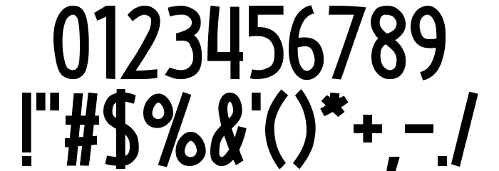 Die Grinsekatze Font OTHER CHARS
