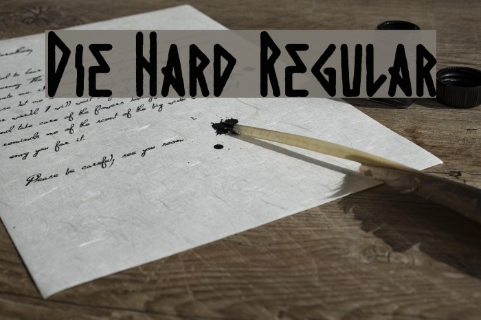 Die Hard Regular Example 3