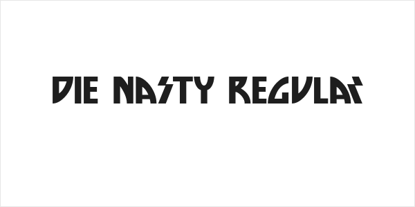 Die Nasty Regular Logo