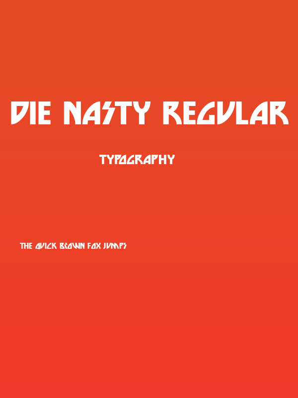 Die Nasty Regular Poster