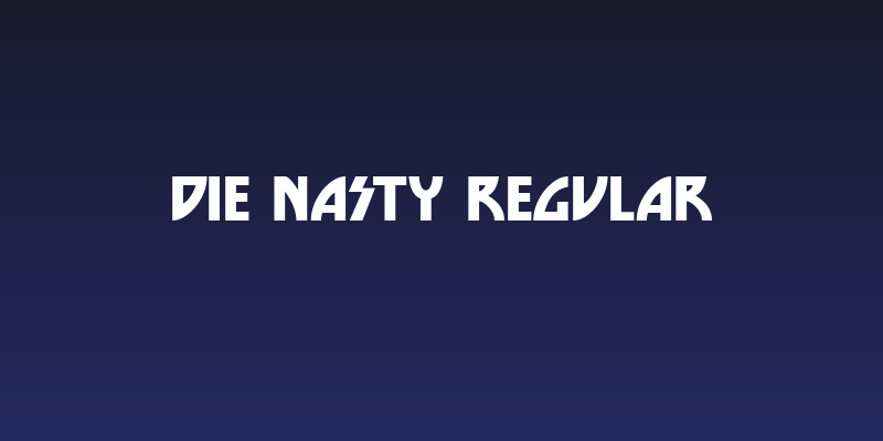 Die Nasty Regular Social Header