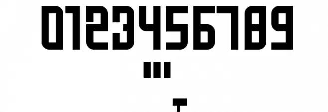 Die:Automatons Font OTHER CHARS