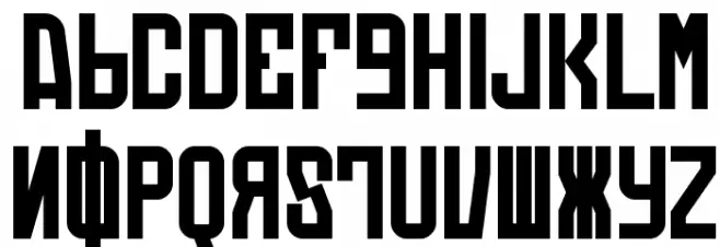 Die:Automatons Caratteri MAIUSCOLE