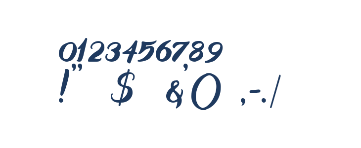 DieCunst Italic Other Characters