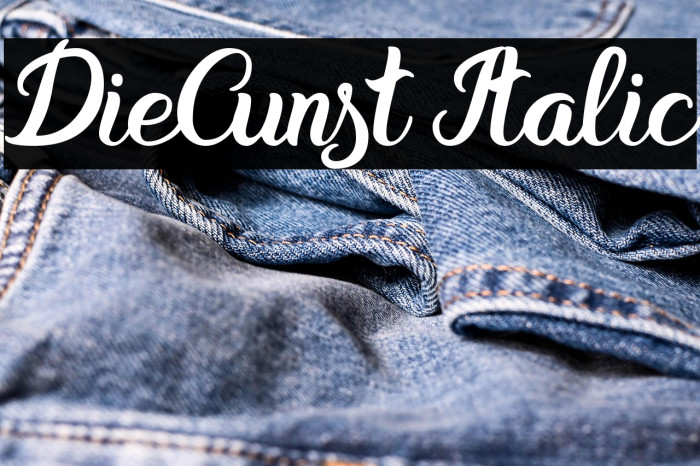 DieCunst Italic Example 1