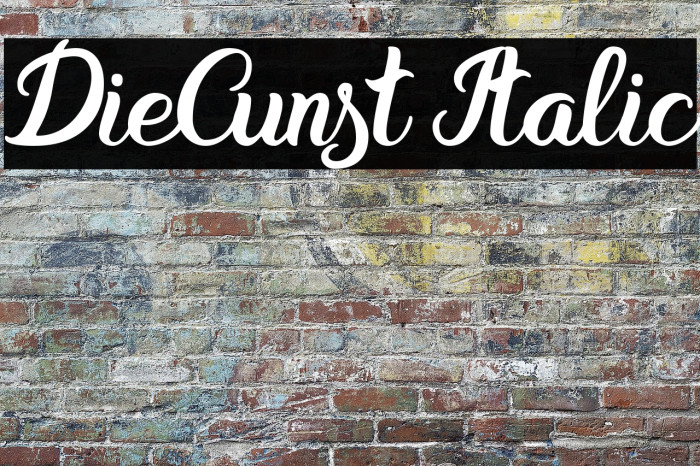 DieCunst Italic Example 2