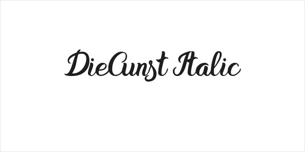 DieCunst Italic Logo