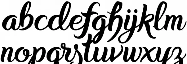 DieCunst Italic फ़ॉन्ट लोअरकेस