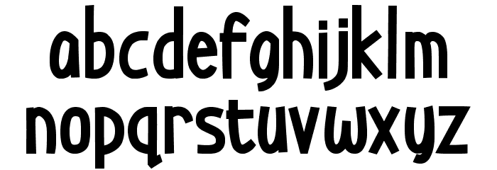 DieGrinsekatze Font LOWERCASE