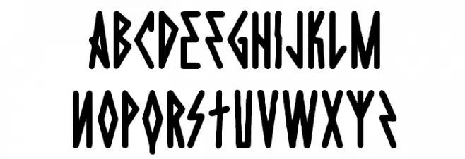 DieHardRegular Schriftart Groß