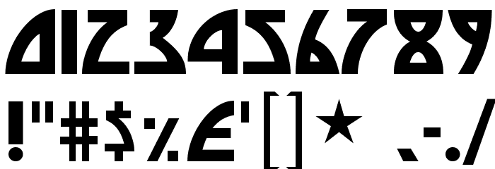 DieNasty-Regular Font OTHER CHARS