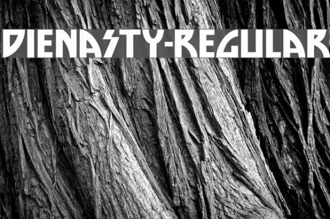 DieNasty-Regular Font examples