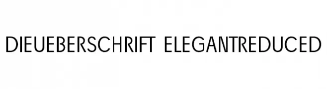 DieUeberSchrift-Elegantreduced  Frei Schriftart Herunterladen