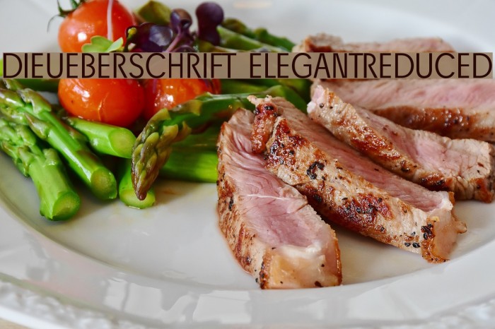DieUeberSchrift-Elegantreduced Font examples