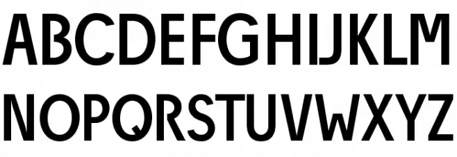 DieUeberSchrift-Gequetschtreduc خط أحرف كبيرة