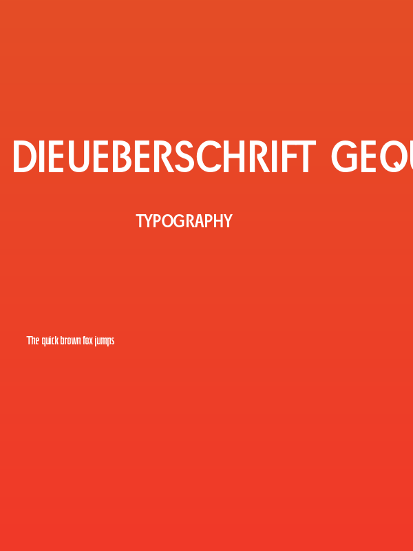 DieUeberSchrift-Gequetschtreduc Poster