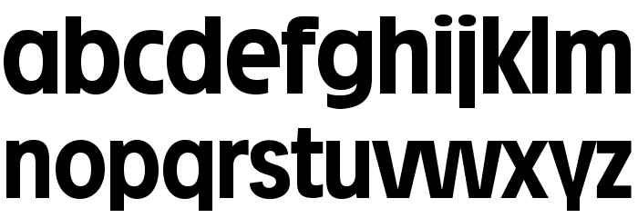 DieUeberSchrift-Halbfettreduced Font LOWERCASE
