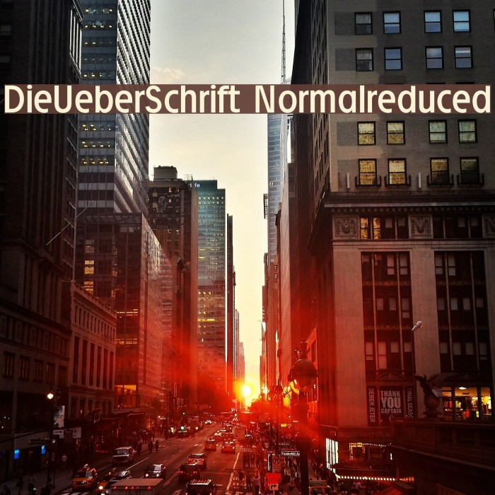 DieUeberSchrift-Normalreduced Font examples
