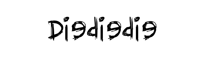 Diediedie  免费字体下载