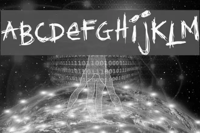 Diediedie Font examples