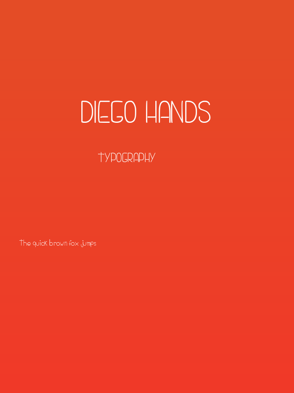 Diego Hands Poster
