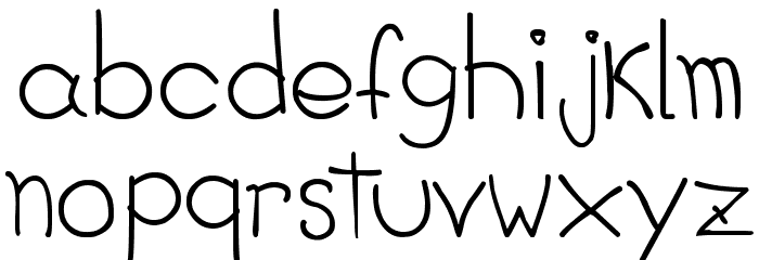 Diego Hands Font LOWERCASE