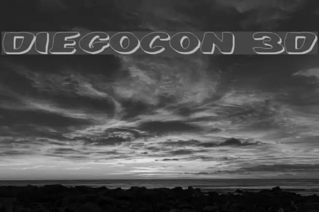DiegoCon 3D Font examples