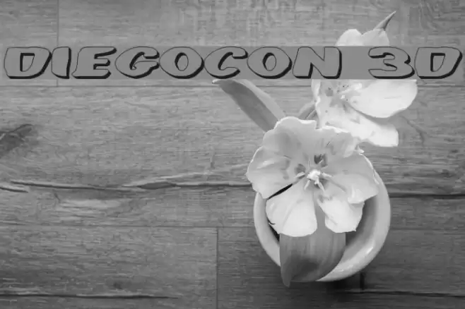 DiegoCon 3D Font examples