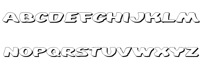 DiegoCon 3D Font LOWERCASE