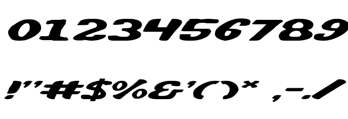 DiegoCon Italic Font OTHER CHARS