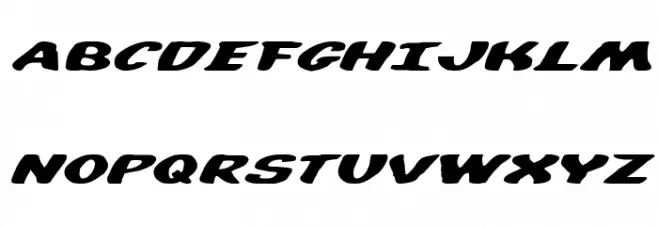 DiegoCon Italic Font Litere mari