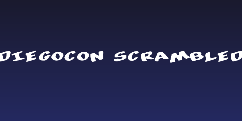 DiegoCon Scrambled Social Header