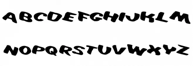 DiegoCon Scrambled Font LOWERCASE