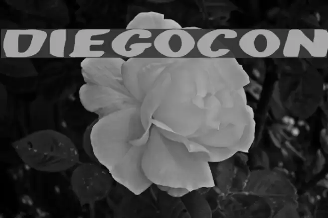 DiegoCon Font examples
