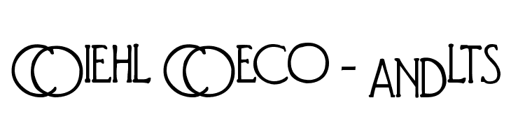Diehl Deco - Alts  नि: शुल्क फ़ॉन्ट्स डाउनलोड