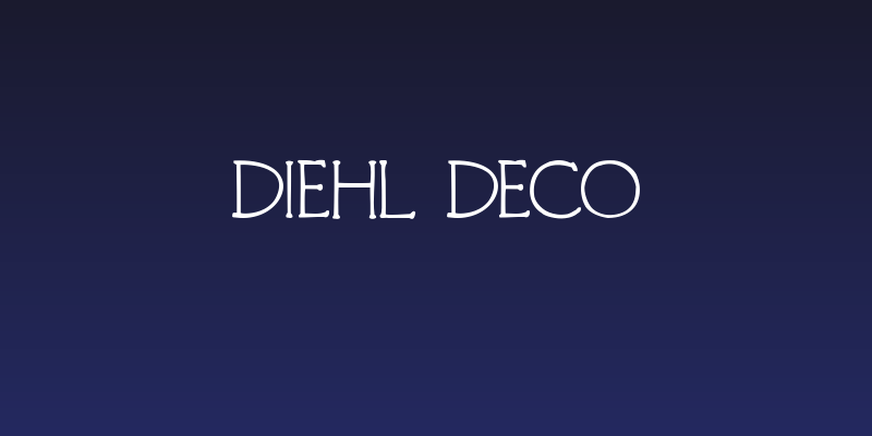 Diehl Deco Social Header