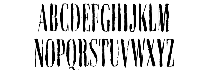 Dieproud 字体 大写