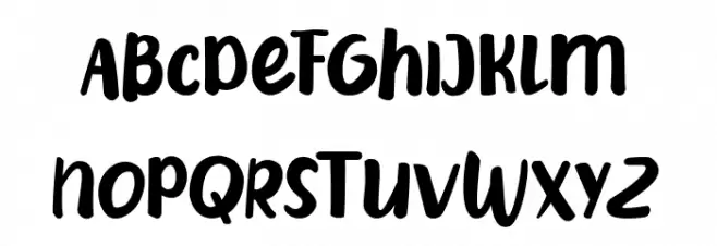 Dierja FREE 字体 大写
