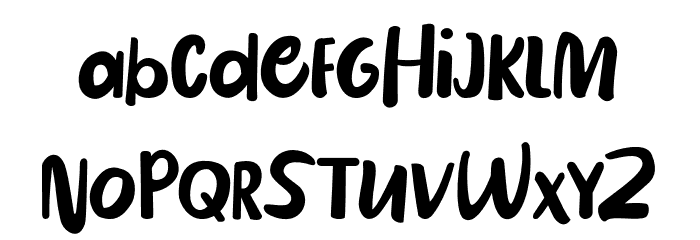 DierjaFREE Font LOWERCASE