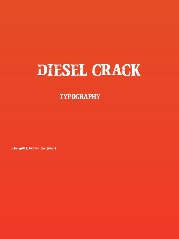 Diesel Crack Poster