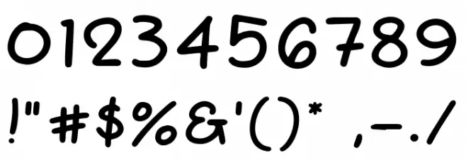 Diet Again Font OTHER CHARS