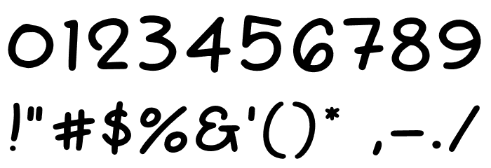 Diet Again Font OTHER CHARS