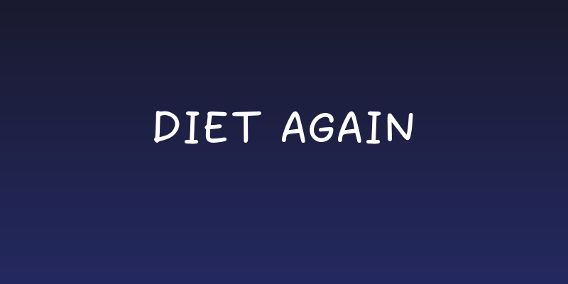 Diet Again Social Header
