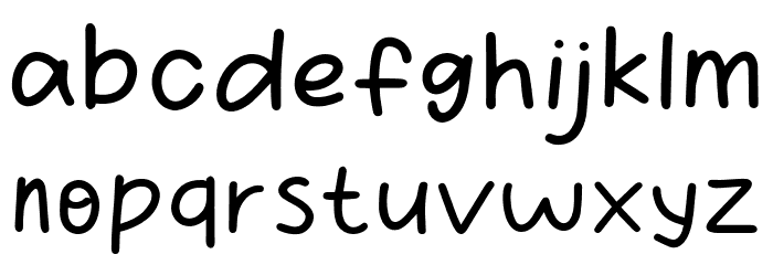 Diet Again Font LOWERCASE
