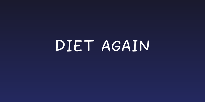 Diet Again Social Header