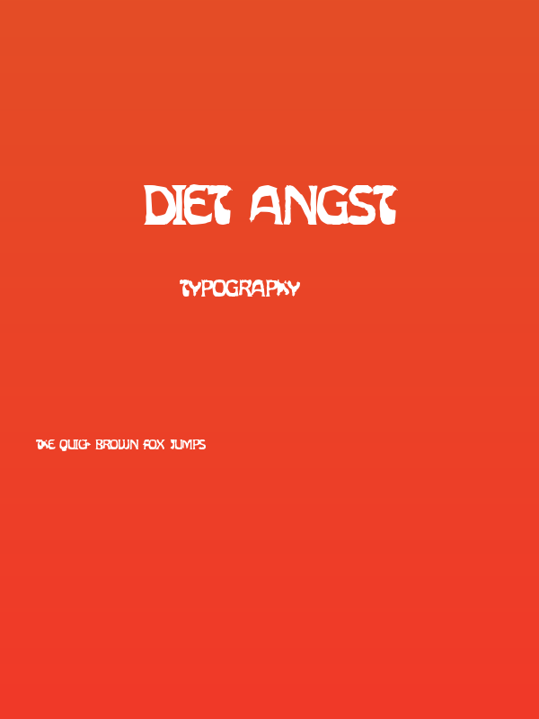Diet Angst Poster