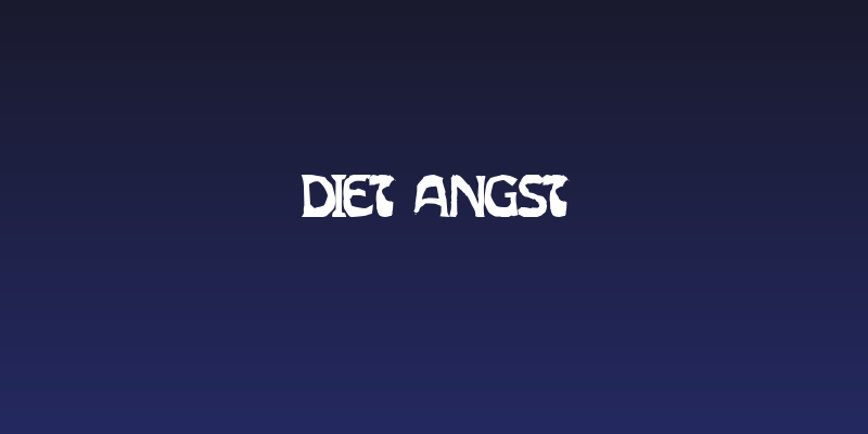 Diet Angst Social Header