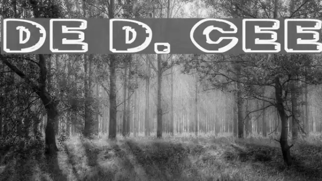 Diet Dr. Creep Font examples