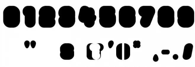 Diet Fat Font OTHER CHARS