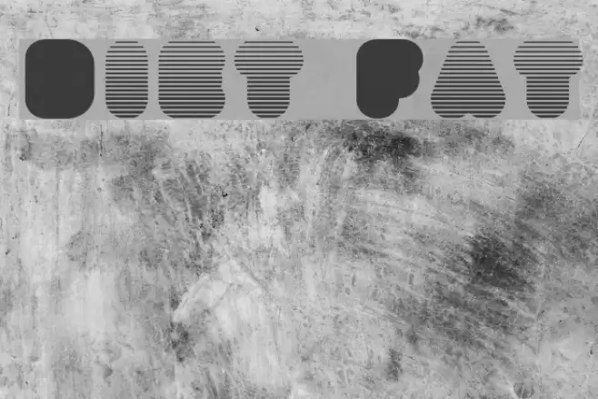 Diet Fat Font examples